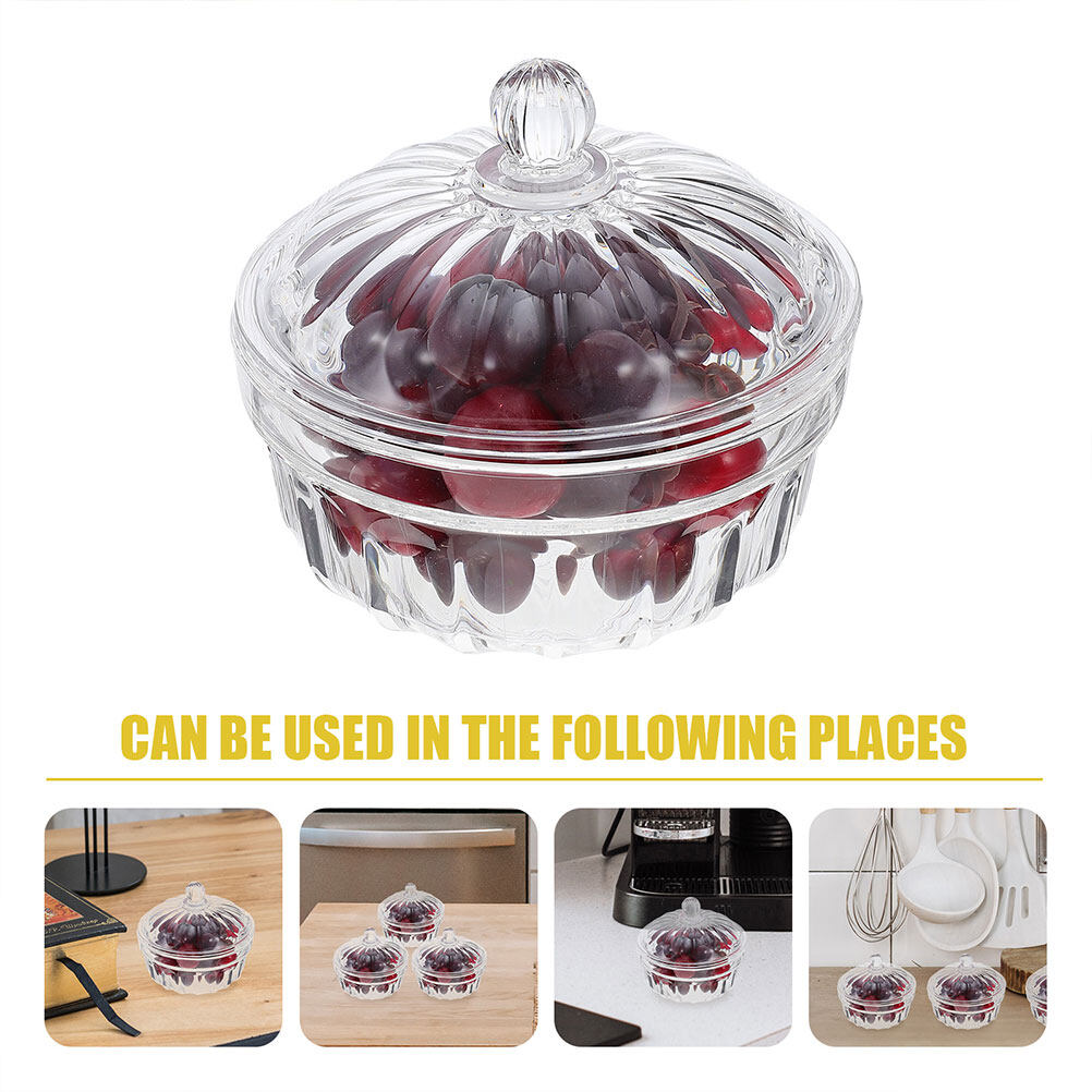 Acrylic Candy Bowl and Lid Clear Candy Box Sealing Candy Holder Party Candy  Holder for Party 